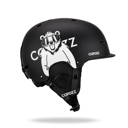 New Ski helmet Cartoons Half-covered Anti-impact Safety Helmet Cycling Sports Helmet For Adult and Kids
