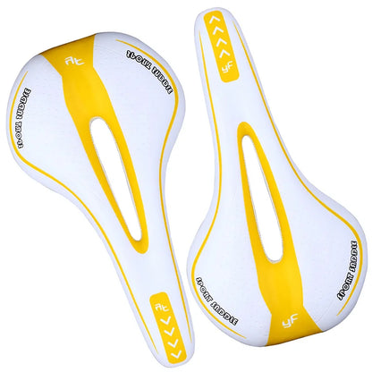 Cycling Seat Saddle Soft Bicycle Pad Saddle Ergonomic Shock MTB Road Bike Silicone Skid-proof Seat Quality Leather Cushion