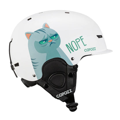 New Ski helmet Cartoons Half-covered Anti-impact Safety Helmet Cycling Sports Helmet For Adult and Kids