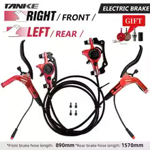 TANKE E-Scooter & MTB Hydraulic Disc Brake Kit - 160mm Rotors - Electric Power Cut-Off Shifter