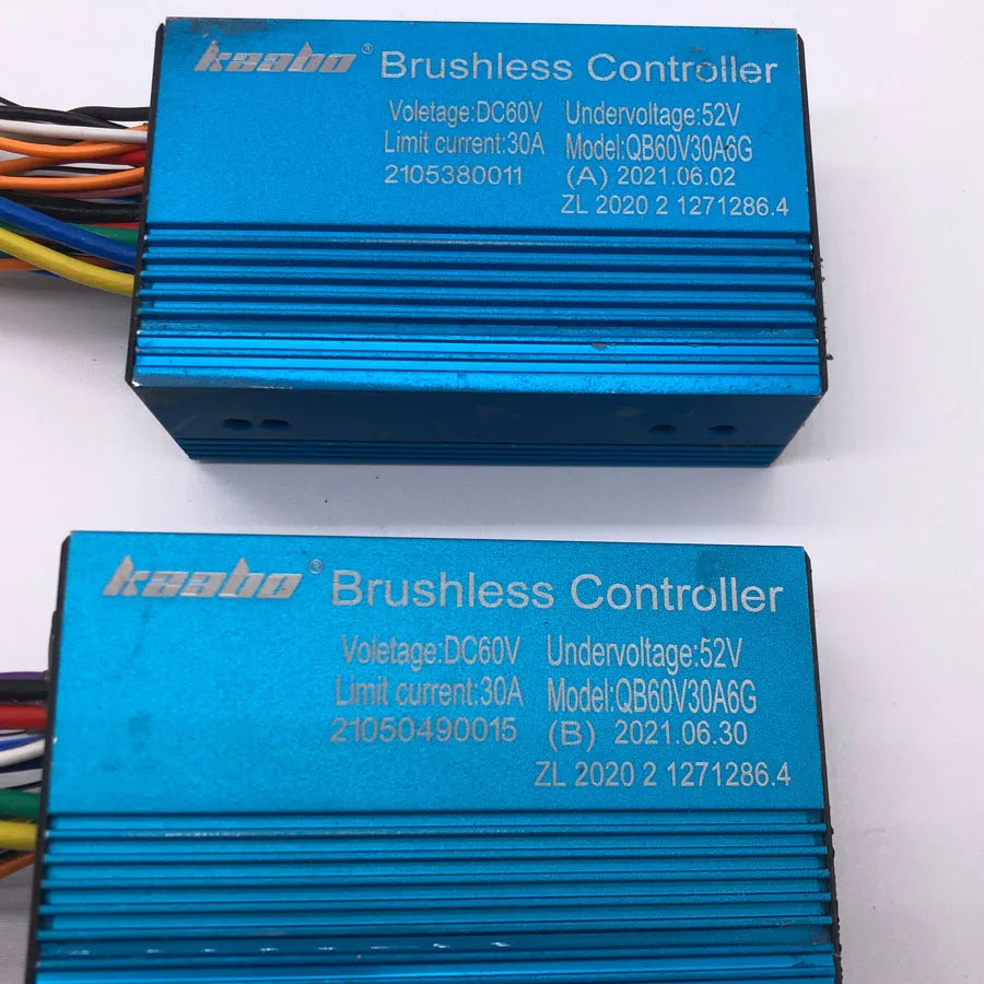 WW 60V30A Sine Wave Brushless Controller 1200W Hall Motor Kaabo Wolf Warrior Electric Scooter Accessories