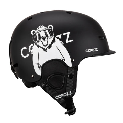 New Ski helmet Cartoons Half-covered Anti-impact Safety Helmet Cycling Sports Helmet For Adult and Kids Polar bear China