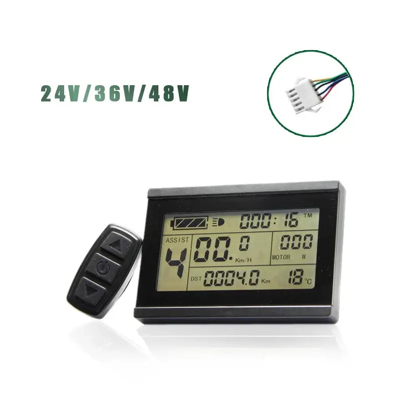 KT E-Bike LCD & LED Display 24V 36V 48V Universal for Kunteng Controller