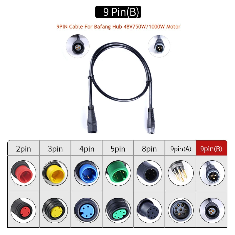 E-bike Cable For Bafang/8FUN Motor Kits Gear Sensor USB Programming Hydraulic Brake Sensor Display Holder 5PIN Brake 3pin 1T4 1
