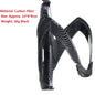 Portabidones Ciclismo Carbon Fiber+Glass Fiber Road Bike Bicycle Cycling MTB Water Bottle Holder Cage bottle rack bicycle Black CHINA