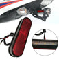 1Pc Universal Motorcycle Rear Reflector License Plate Light 3 LED Number Plate Light Tail Red Reflector