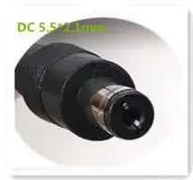 DC 5.5x2.1mm power connector for electrical devices and gadgets