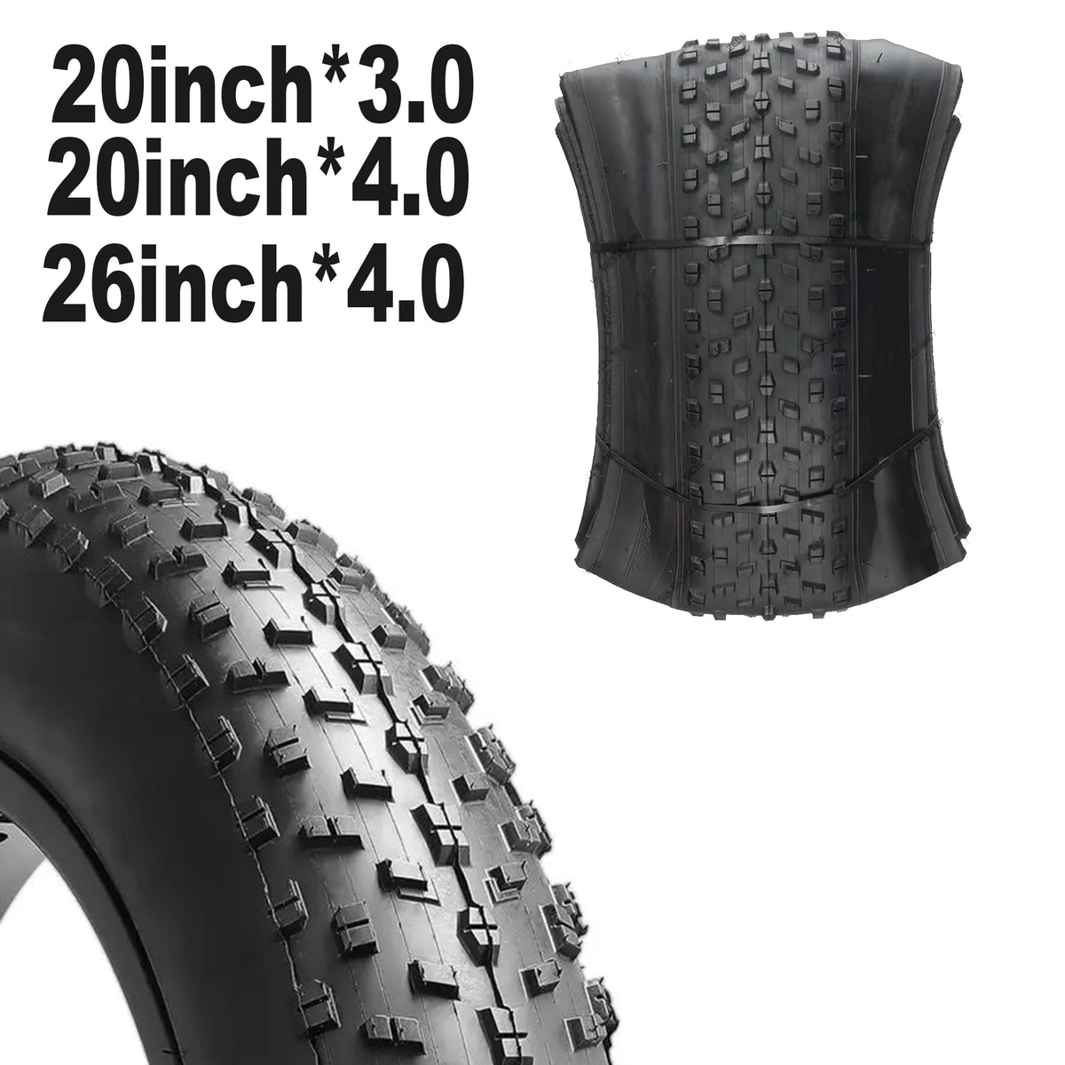 Heavy-Duty Kevlar Foldable E-Bike Tire