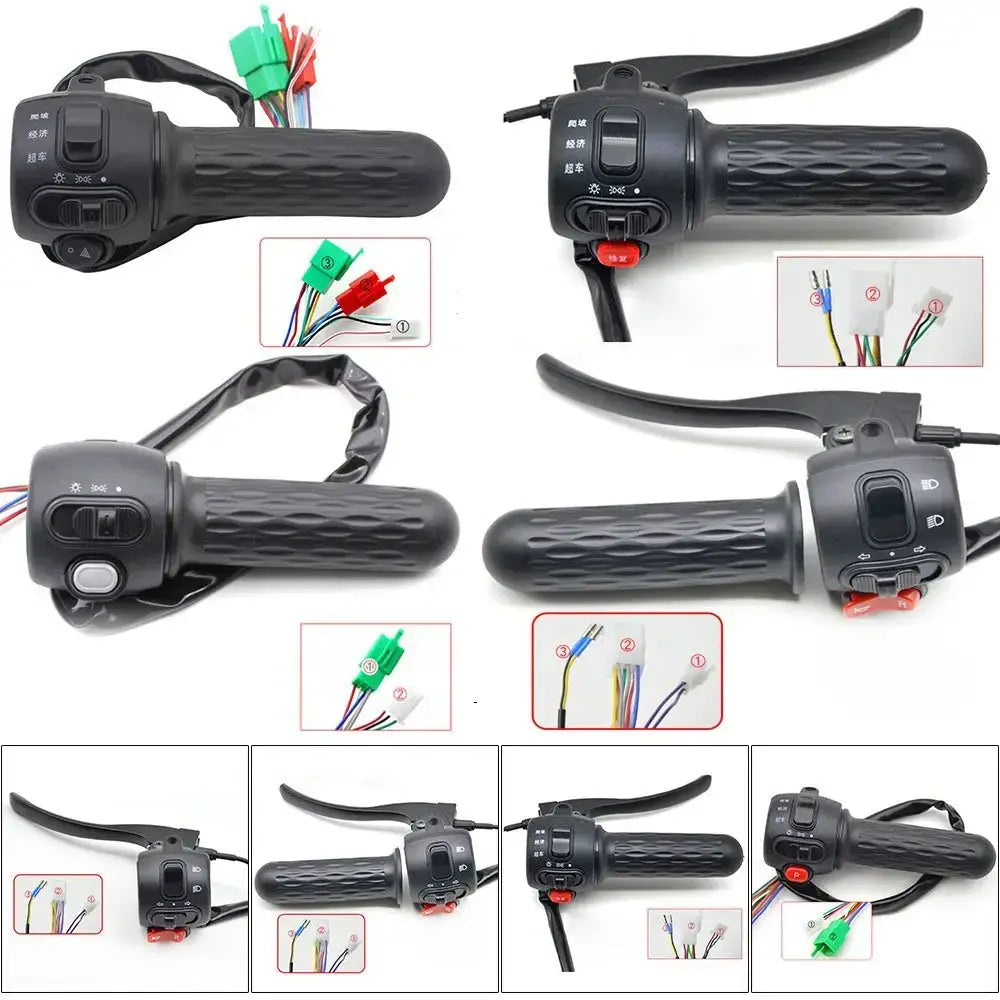 Heavy-duty 5th Gen handlebar control assembly for electric scooters and EVs