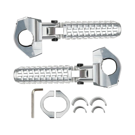 Heavy Duty Stainless Steel Motorcycle Footrests for BMW Bikes