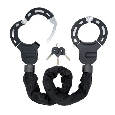 Heavy duty anti-theft handcuff style security lock
