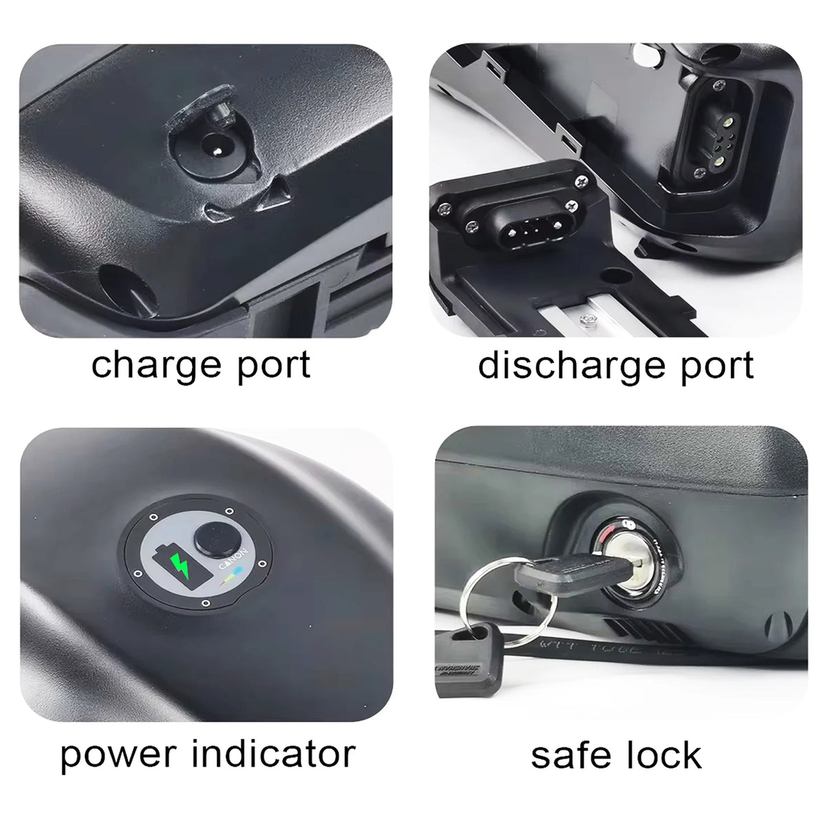 Heavy duty ebike battery with impact resistant shell