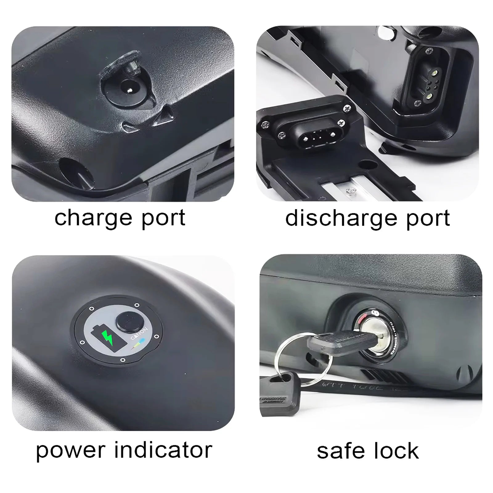 Heavy duty ebike battery with impact resistant shell