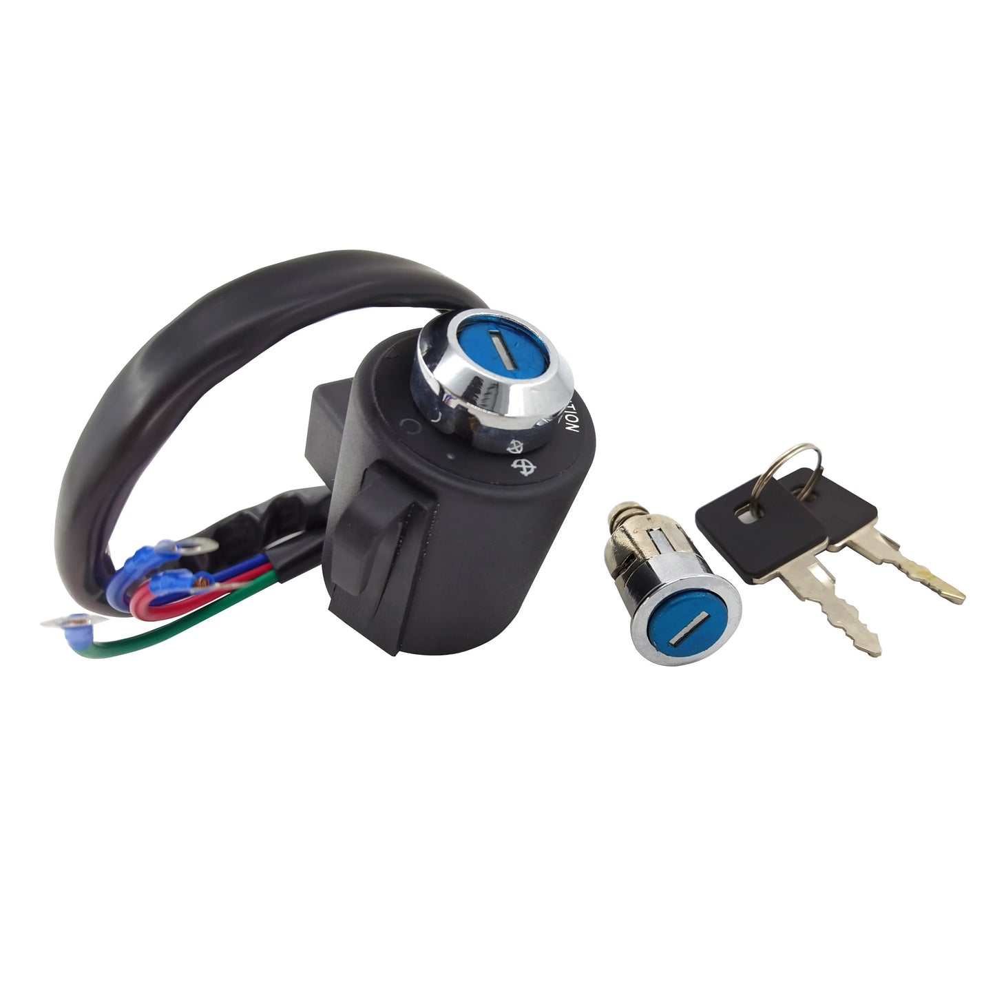 Motorcycle Ignition Switch Lock with 2 Keys for Harley Sportster XL 883 1200 1995-2003