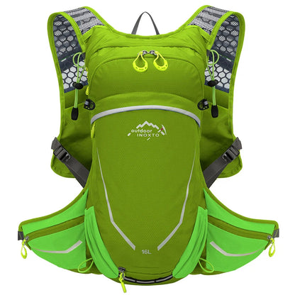 16L Outdoor Sport Cycling Running Mountaineering Hiking Bike Riding Hydration Water Bag Storage Pack UltraLight Bladder Backpack