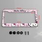 Hello Kitty license plate frame