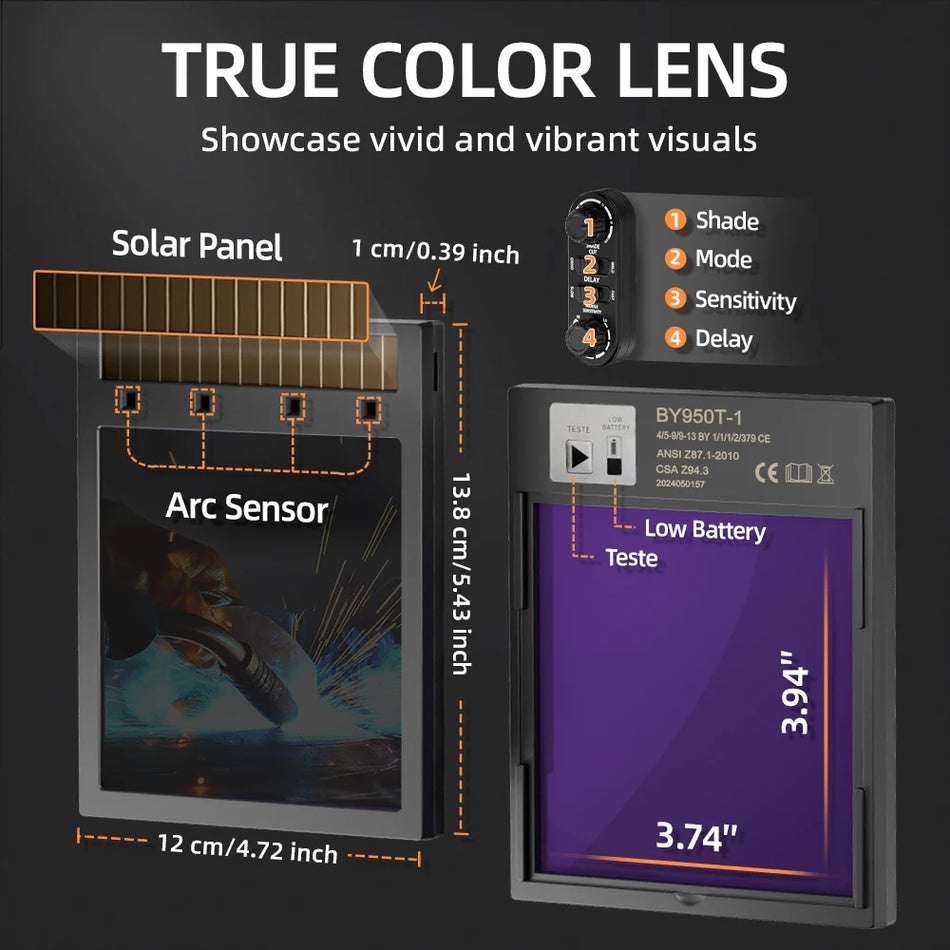   ANDELI True Color Welding Helmet