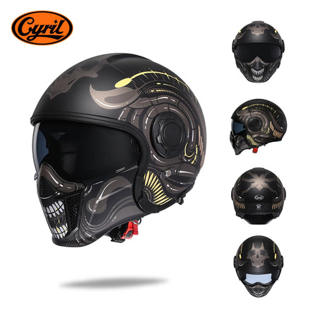   Modular Motorcycle Helmet CYRIL - DOT Approved