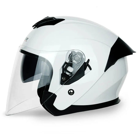   Motorcycle Helmet Dual Lens Half Helmet