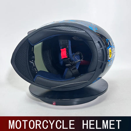   DOT Men's Motorcycle Helmet - Full Face with Sunshade