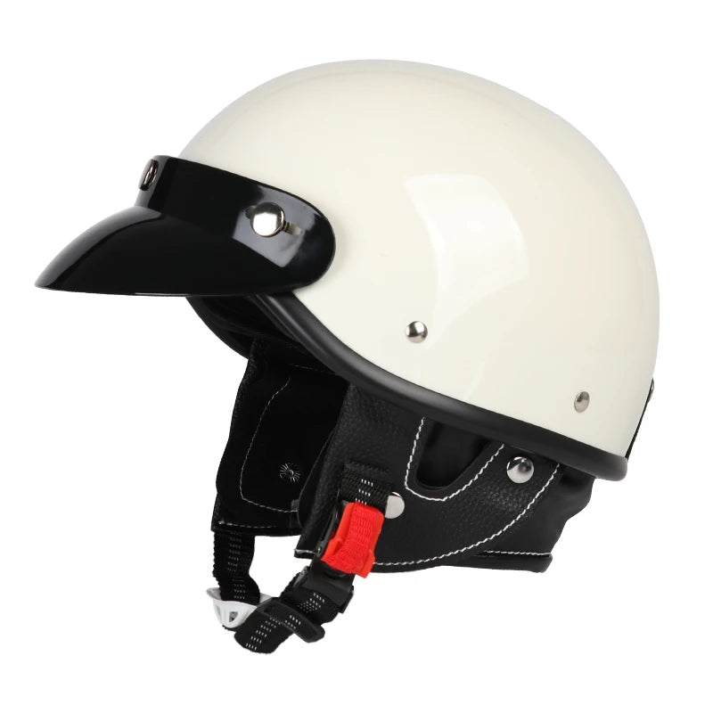   Japanese Retro Motorcycle Half Helmet