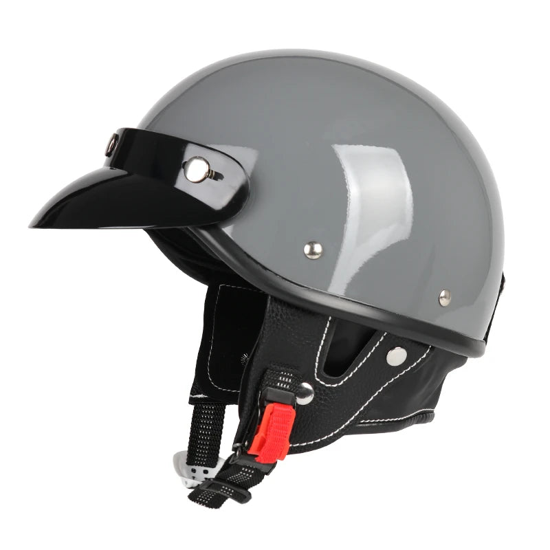   Japanese Retro Motorcycle Half Helmet