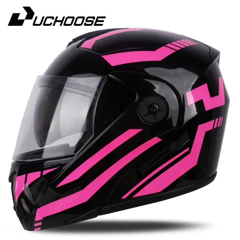   New Full Face Racing Motorcycle Helmet with Double Sun Visor