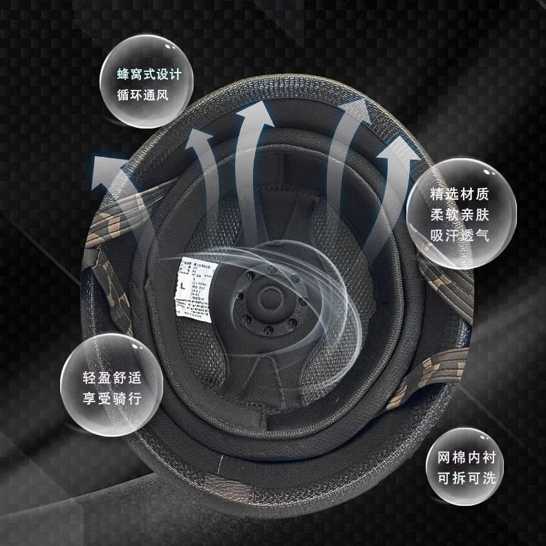   Vintage Leather Soldier Helmet - Retro Half Helmet