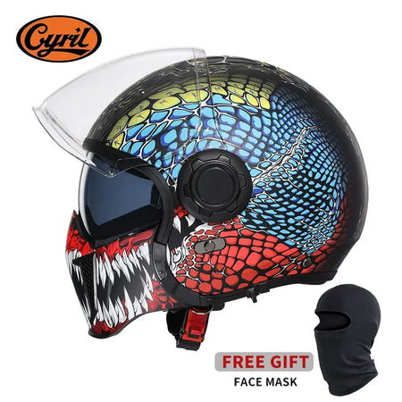   Modular Motorcycle Helmet Full Face Open Face Retro Helmets