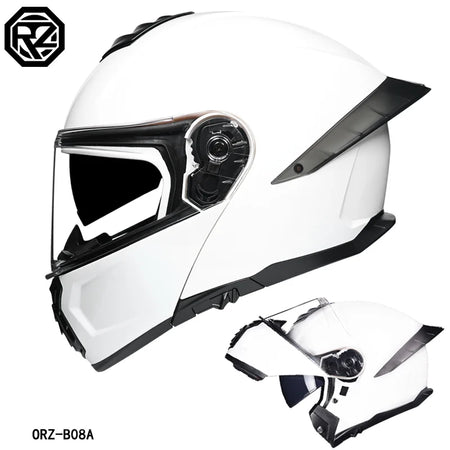   Motorcycle Helmet Dual Visor Modular Flip-up Full Face Helmet