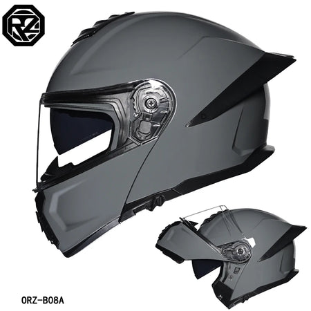   Motorcycle Helmet Dual Visor Modular Flip-up Full Face Helmet