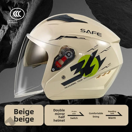   Four-Season Motorcycle Helmet for Men and Women