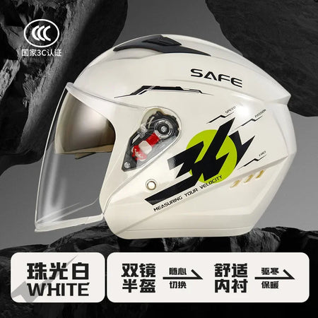   Four-Season Motorcycle Helmet for Men and Women