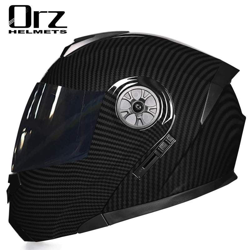   Full Face Motorcycle Helmet with Double Sun Visor