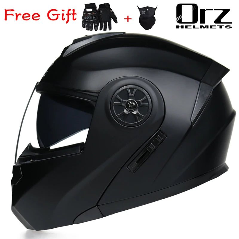   Full Face Motorcycle Helmet with Double Sun Visor