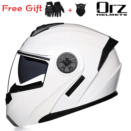   Full Face Motorcycle Helmet with Double Sun Visor