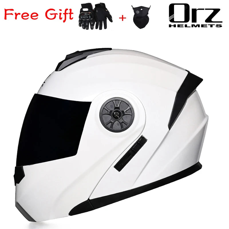   Full Face Motorcycle Helmet with Double Sun Visor