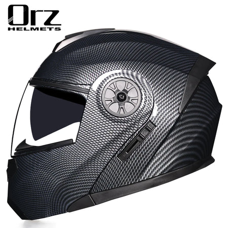   Full Face Motorcycle Helmet with Double Sun Visor
