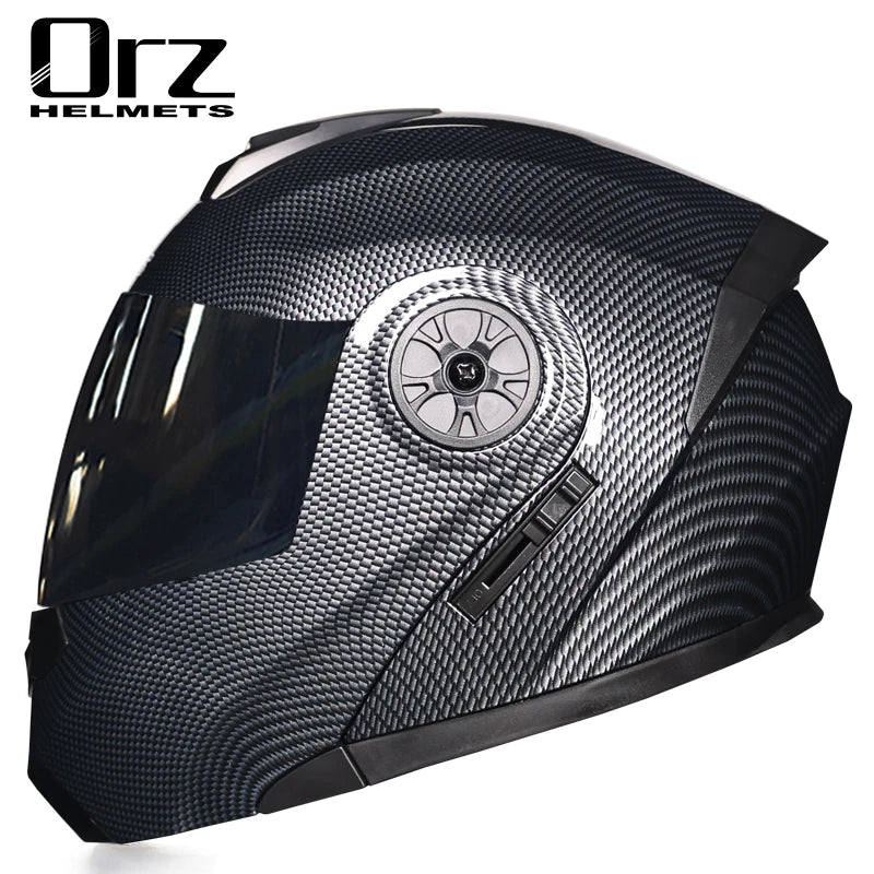   Full Face Motorcycle Helmet with Double Sun Visor