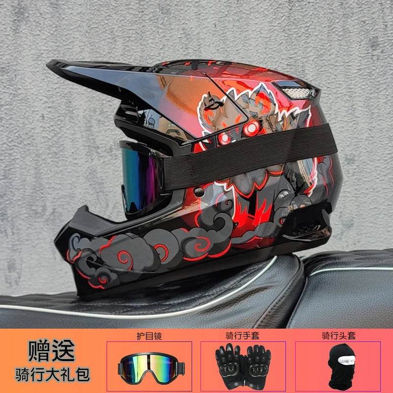   Versatile Off-Road Motorcycle Helmet