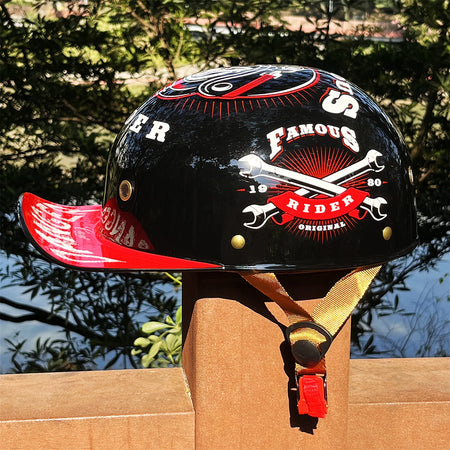   Motorcycle Helmet MTB Unisex Retro Vintage Half Face