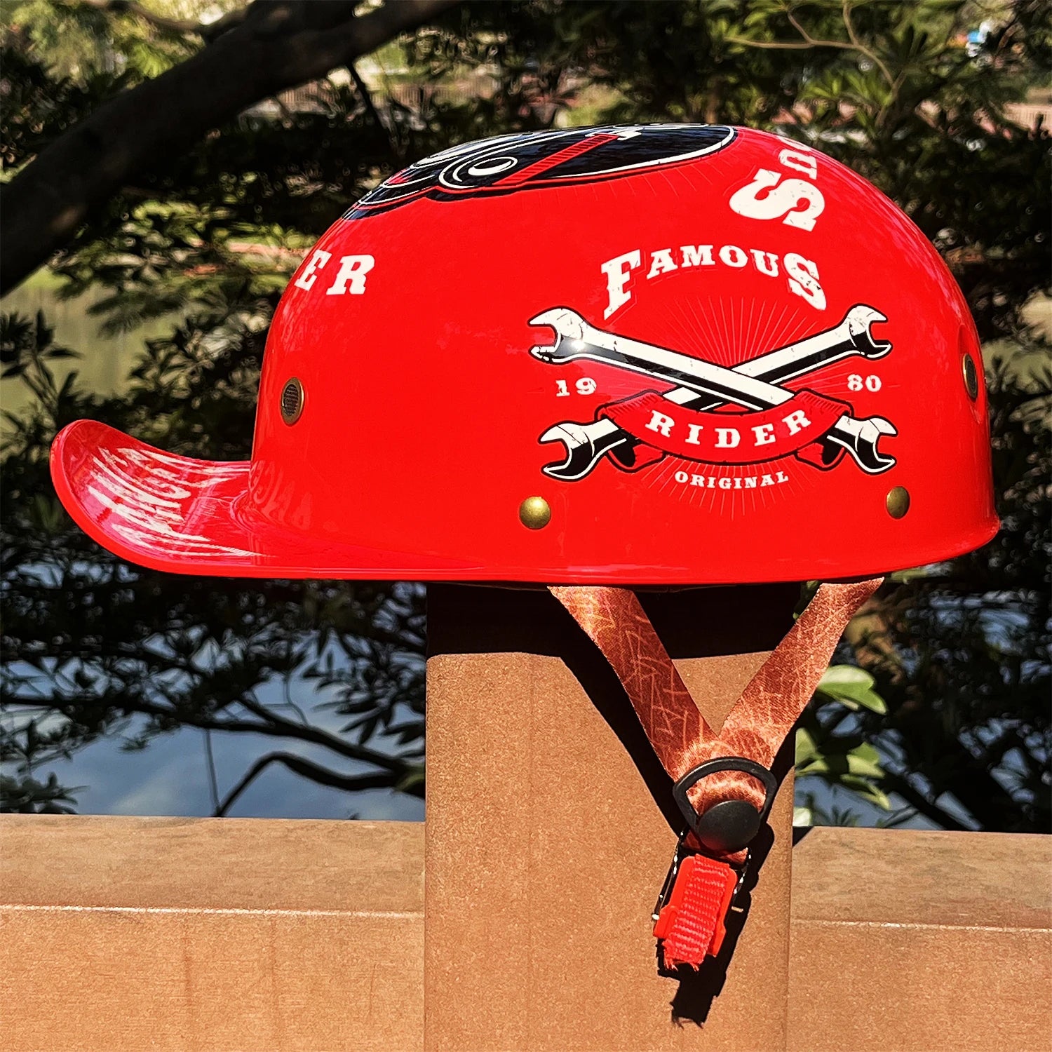   Motorcycle Helmet MTB Unisex Retro Vintage Half Face