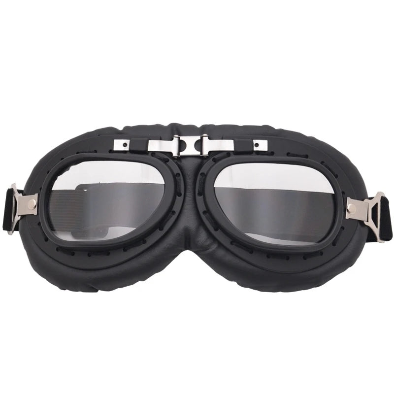   Vintage Open Face Motorcycle Helmet