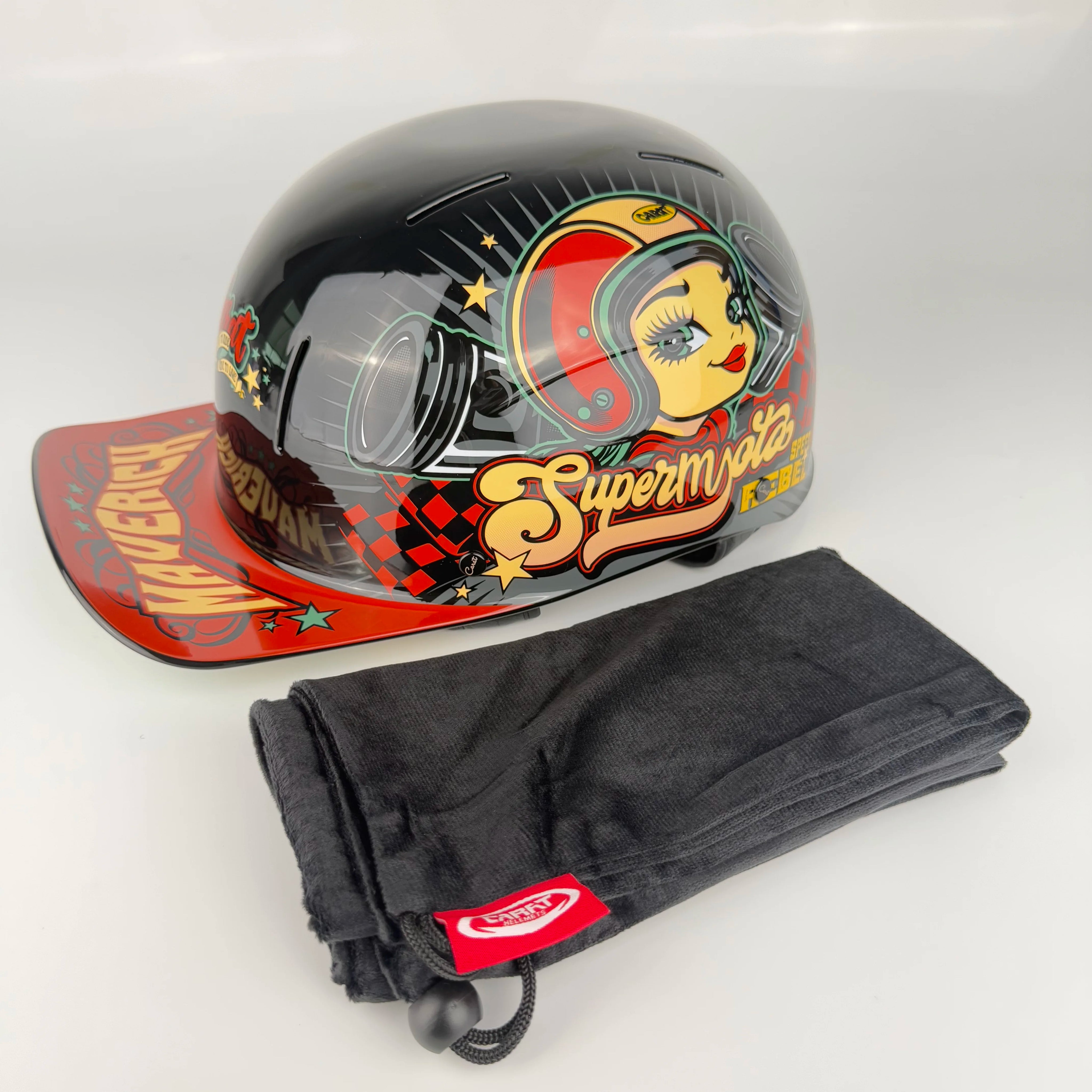   Vintage Half Helmet Motorcycle Helmet