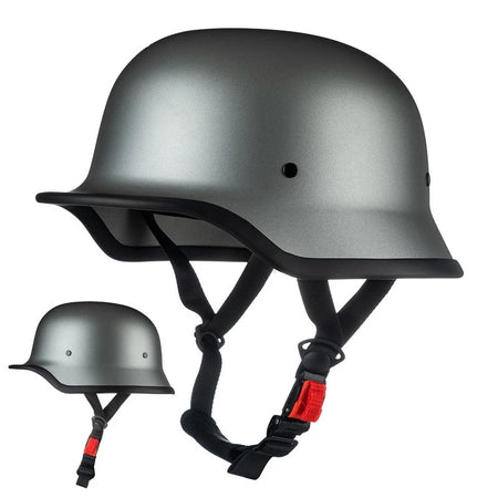   Motorcycle Open Face Helmet - Retro Safety Half Face Helmet