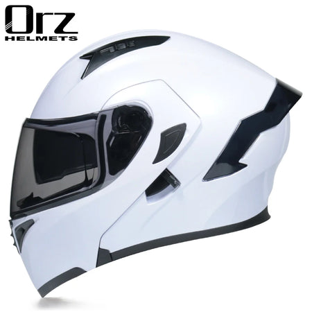   Flip Up Motorcycle Helmet Double Lens Full Face Helmet