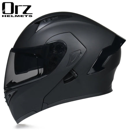   Flip Up Motorcycle Helmet Double Lens Full Face Helmet