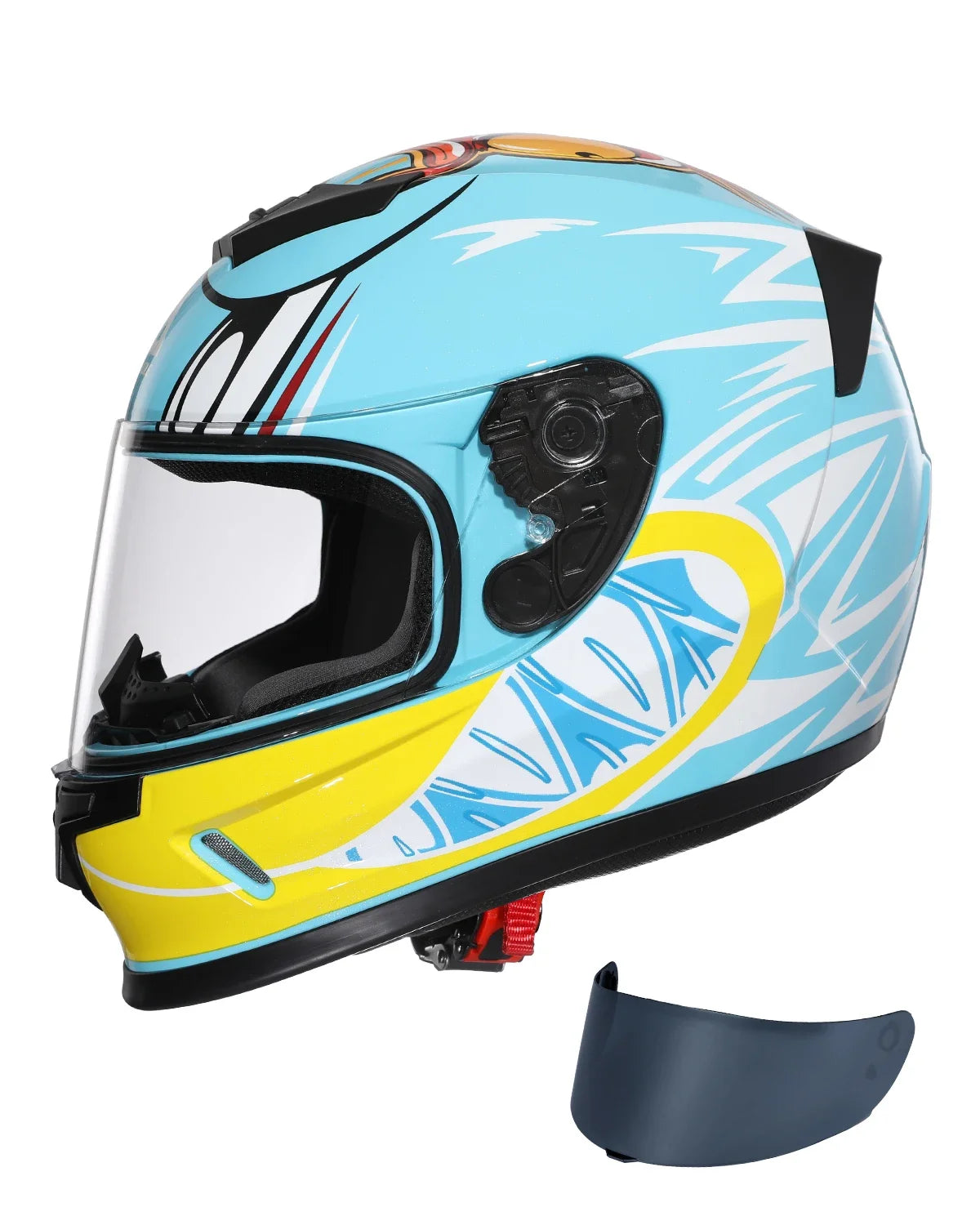   TRIANGLE Motorcycle Helmet Kids - Safety Full Face DOT ECE Approved