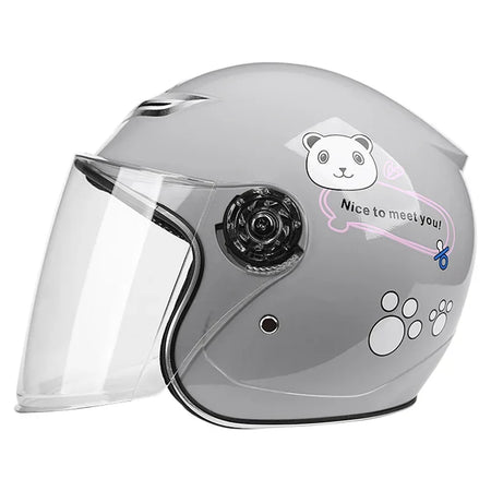   Children Kids Helmet With Cute Cartoon Pattern