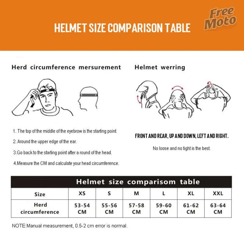   Motorcycle Dual Lens Vintage Helmets